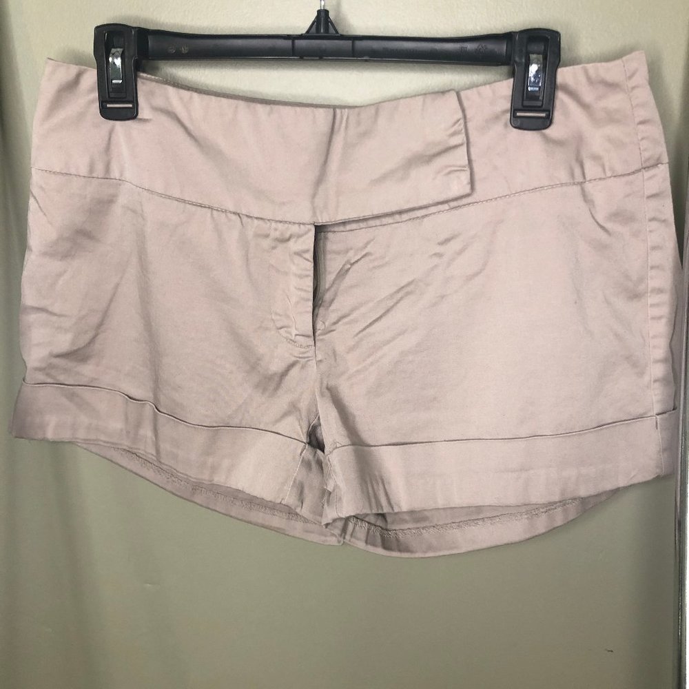 Cuff Khaki Shorts